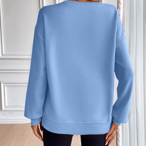 Ivy Lane Round Neck Long Sleeve Sweatshirt