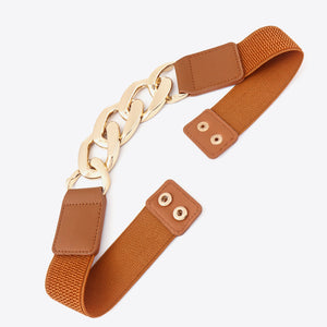 Chain Detail Elastic Belt