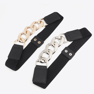 Chain Detail Elastic Belt