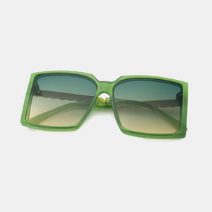 Polycarbonate Frame Square Sunglasses