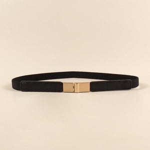 PU Elastic Skinny Belt