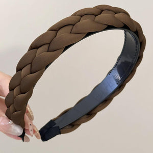 Polyester Braided Wide Headband