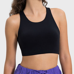 Millennia Cutout Round Neck Active Tank