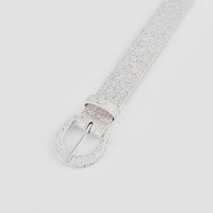 Sequin PU Leather Belt