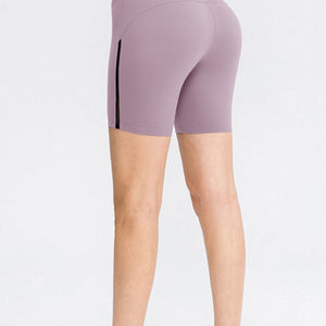 Wide Waistband Sports Shorts