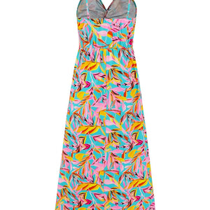 Twisted Printed V-Neck Cami Dress