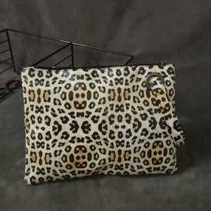 Leopard PU Leather Clutch