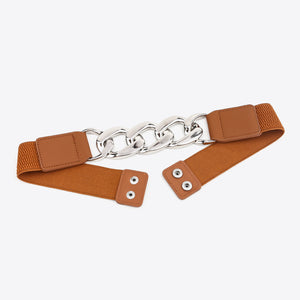 Chain Detail Elastic Belt