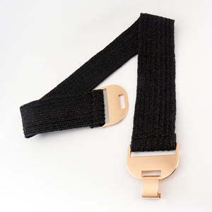 Alloy Buckle Elastic Belt