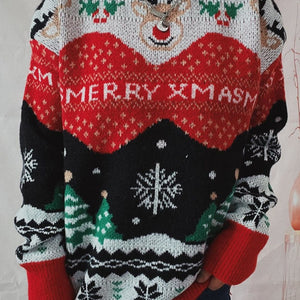 Christmas Element Long Sleeve Sweater