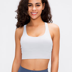 Millennia Crisscross Scoop Neck Active Tank