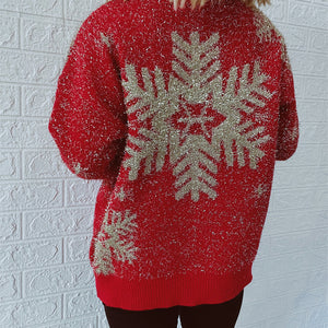 Christmas Element Round Neck Sweater