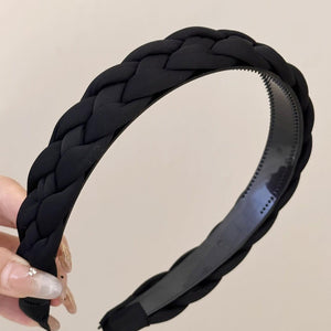 Polyester Braided Wide Headband