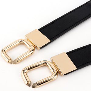 Geometric Double Buckle Elastic Belt