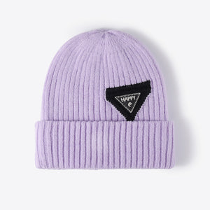 HAPPY Contrast Beanie