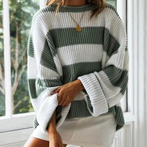 Round Neck Long Sleeve Sweater