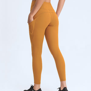 Millennia Wide Waistband Leggings with Pockets