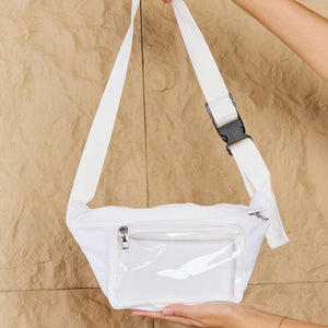 Riñonera con bolsillo transparente y cremallera Fame Travel Buddy