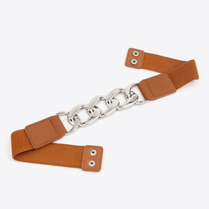 Chain Detail Elastic Belt