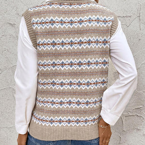 Perfee V-Neck Sweater Vest