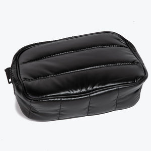 Fame Quilted Nylon Crossbody Bag