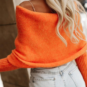 Long Sleeve Cropped Knit Top