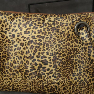 Leopard PU Leather Clutch