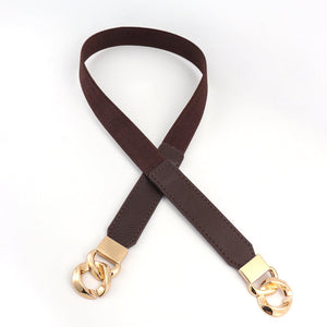 Zinc Alloy Buckle Elastic PU Belt