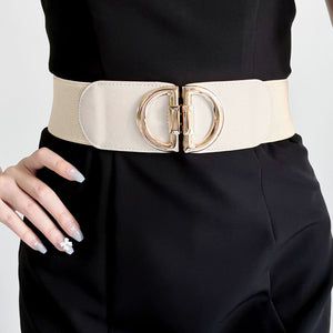 D Buckle Elastic Belt