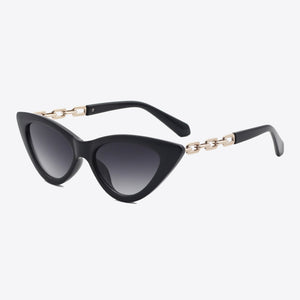 Chain Detail Cat-Eye Sunglasses