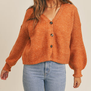 MABLE Long Sleeve Button Down Sweater Cardigan