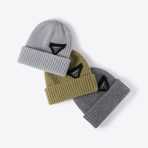 HAPPY Contrast Beanie