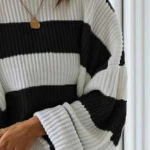 Round Neck Long Sleeve Sweater