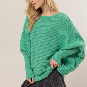 HYFVE Dolman Sleeve Oversized Sweater