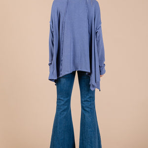 Ces Femme Asymmetrical Long Sleeve top