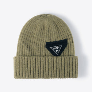 HAPPY Contrast Beanie