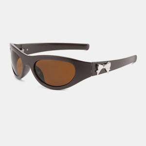 Polycarbonate Frame Cat-Eye Sunglasses