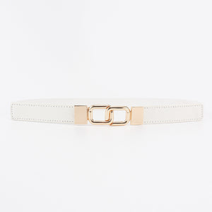 Geometric Double Buckle Elastic Belt