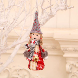 Assorted 2-Piece Christmas Doll Hanging Widgets