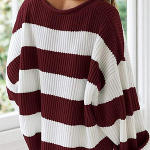 Round Neck Long Sleeve Sweater