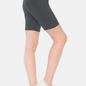 Leggings Depot Full Size High Waist Active Shorts