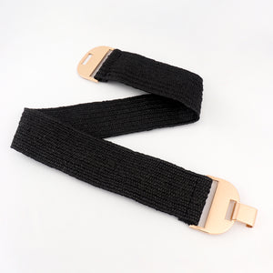 Alloy Buckle Elastic Belt