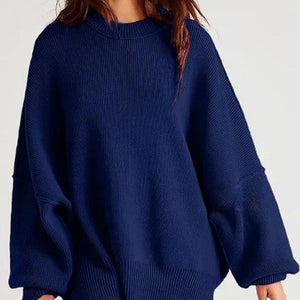 Round Neck Long Sleeve Sweater