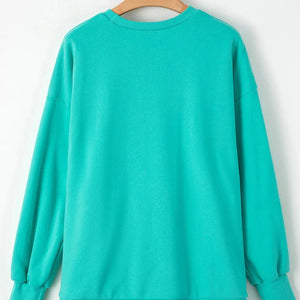 Round Neck Long Sleeve Sweatshirt