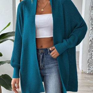 Open Front Long Sleeve Cardigan