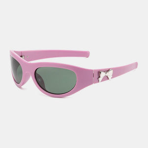 Polycarbonate Frame Cat-Eye Sunglasses