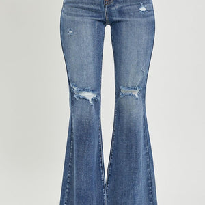 RISEN High Waist Distressed Fare Jeans