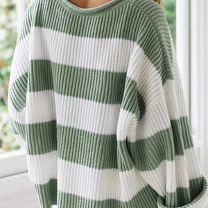 Round Neck Long Sleeve Sweater