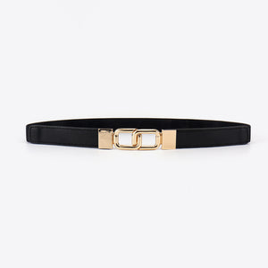 Geometric Double Buckle Elastic Belt