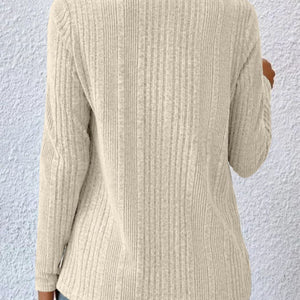 Open Front Long Sleeve Cardigan